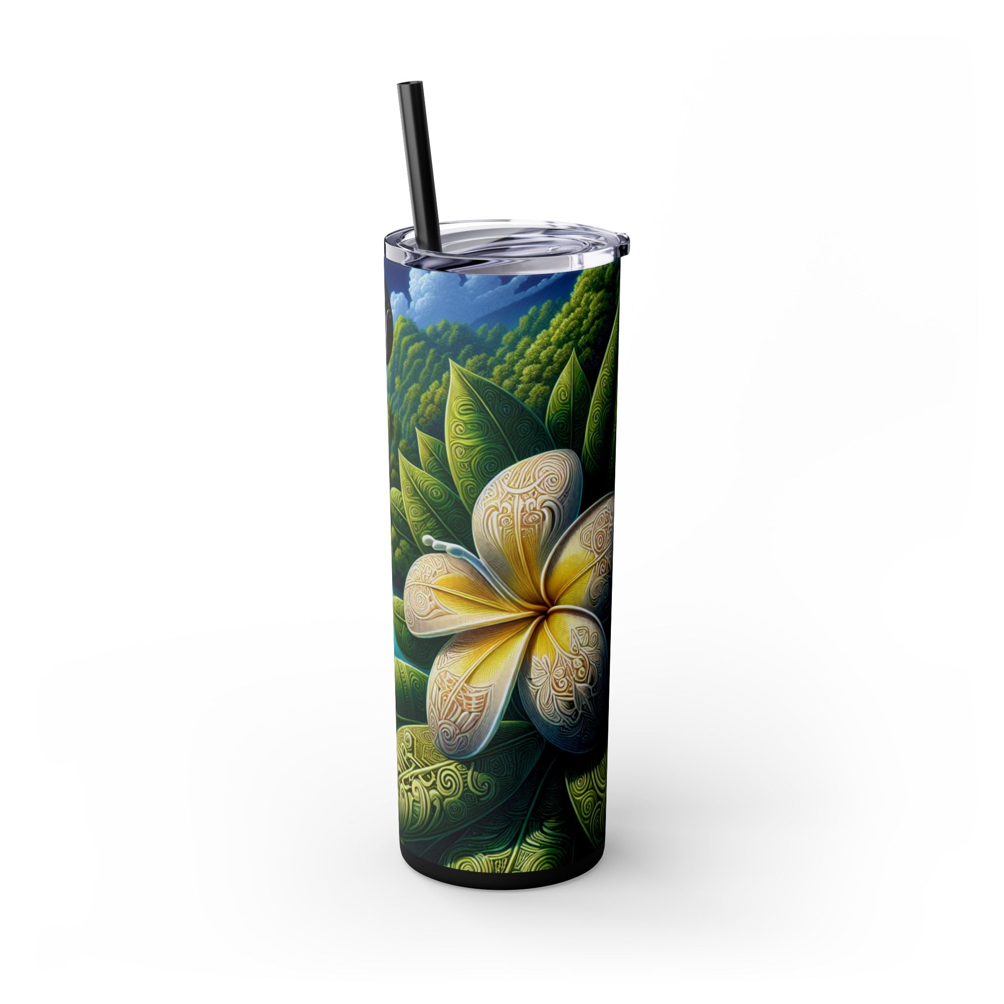 Skinny Tumbler with Straw, 20oz
