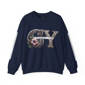 Colorful You Floral Crewneck Sweatshirt - Unisex Heavy Blend