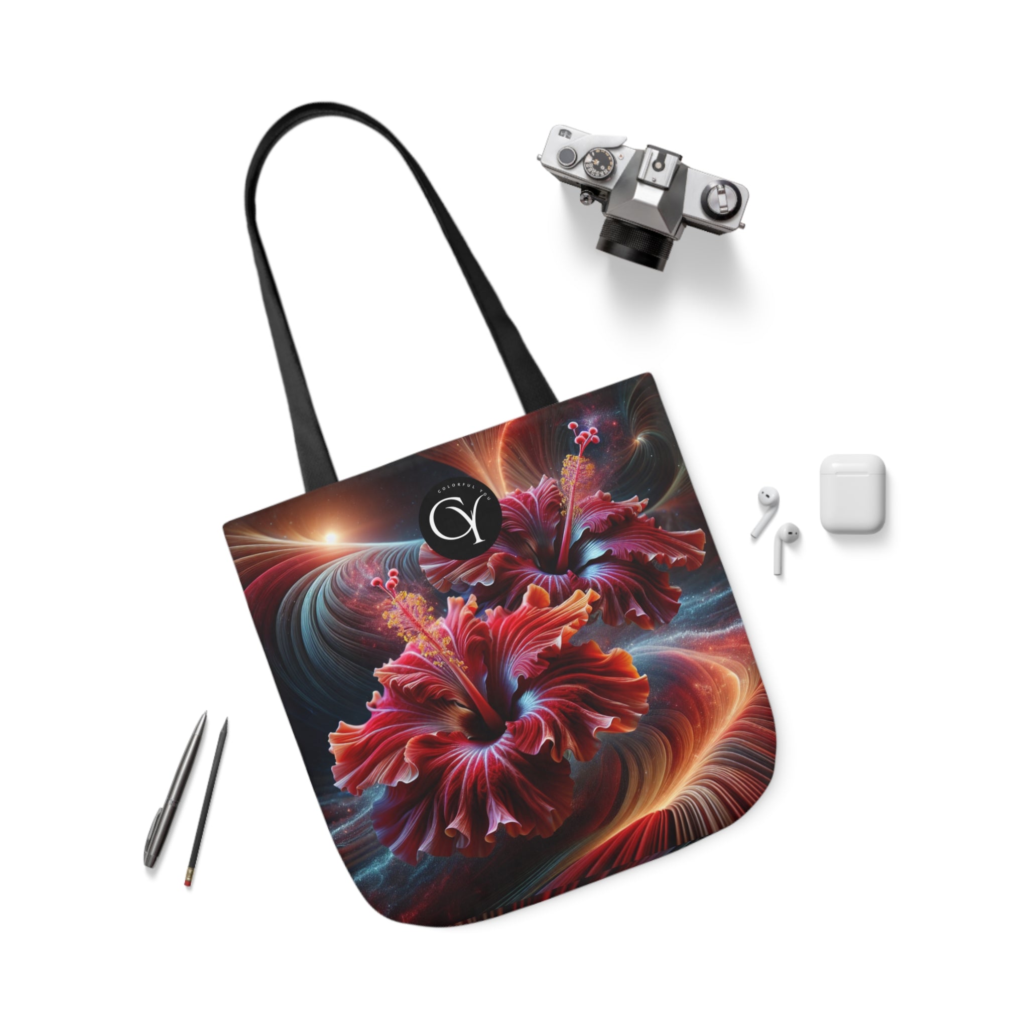 Canvas Tote Bag, 5-Color Straps