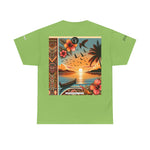 Tropical Vibes Tee, Relaxed Summer Shirt, Beach Wear, Unisex Cotton Tee, Nature Lover Gift, Vacation Outfit