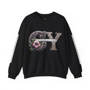 Colorful You Floral Crewneck Sweatshirt - Unisex Heavy Blend