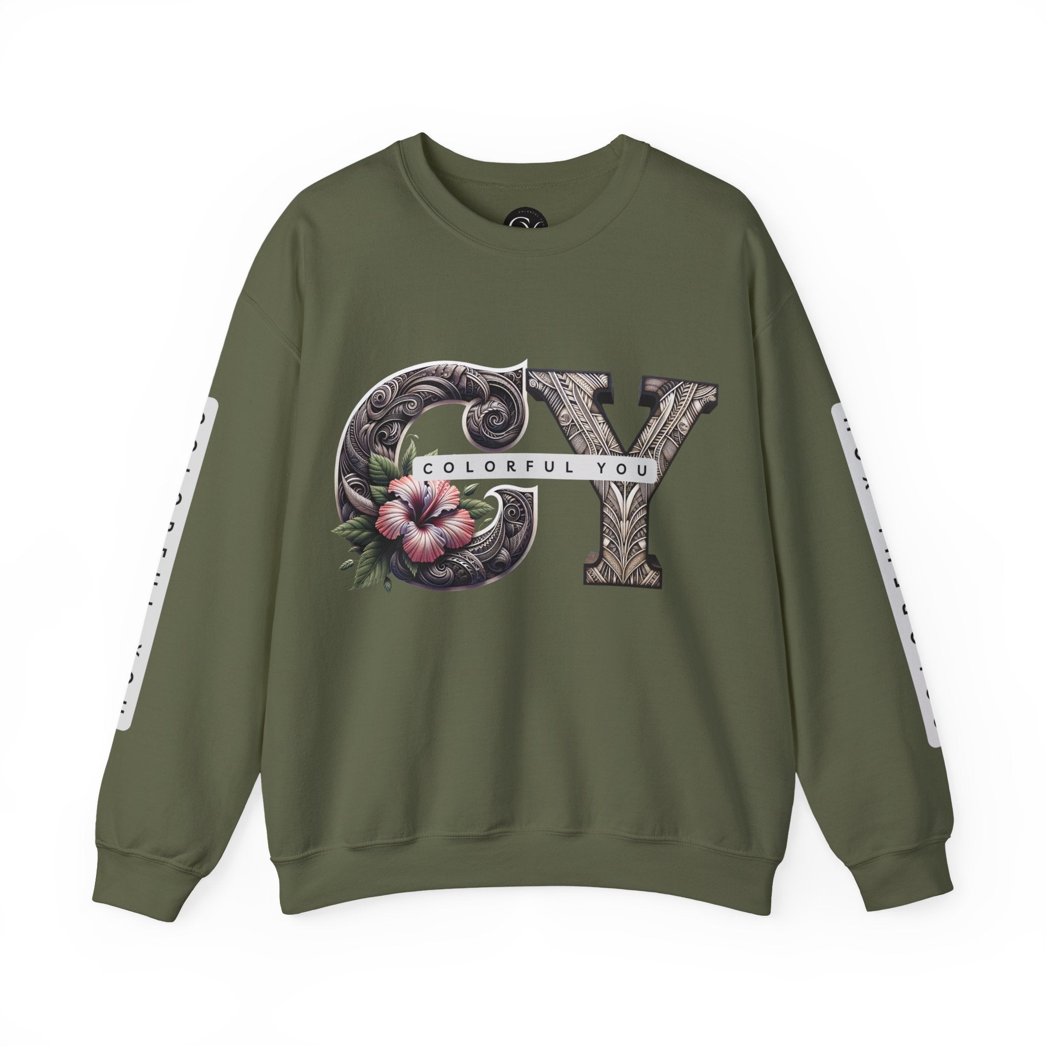 Colorful You Floral Crewneck Sweatshirt - Unisex Heavy Blend