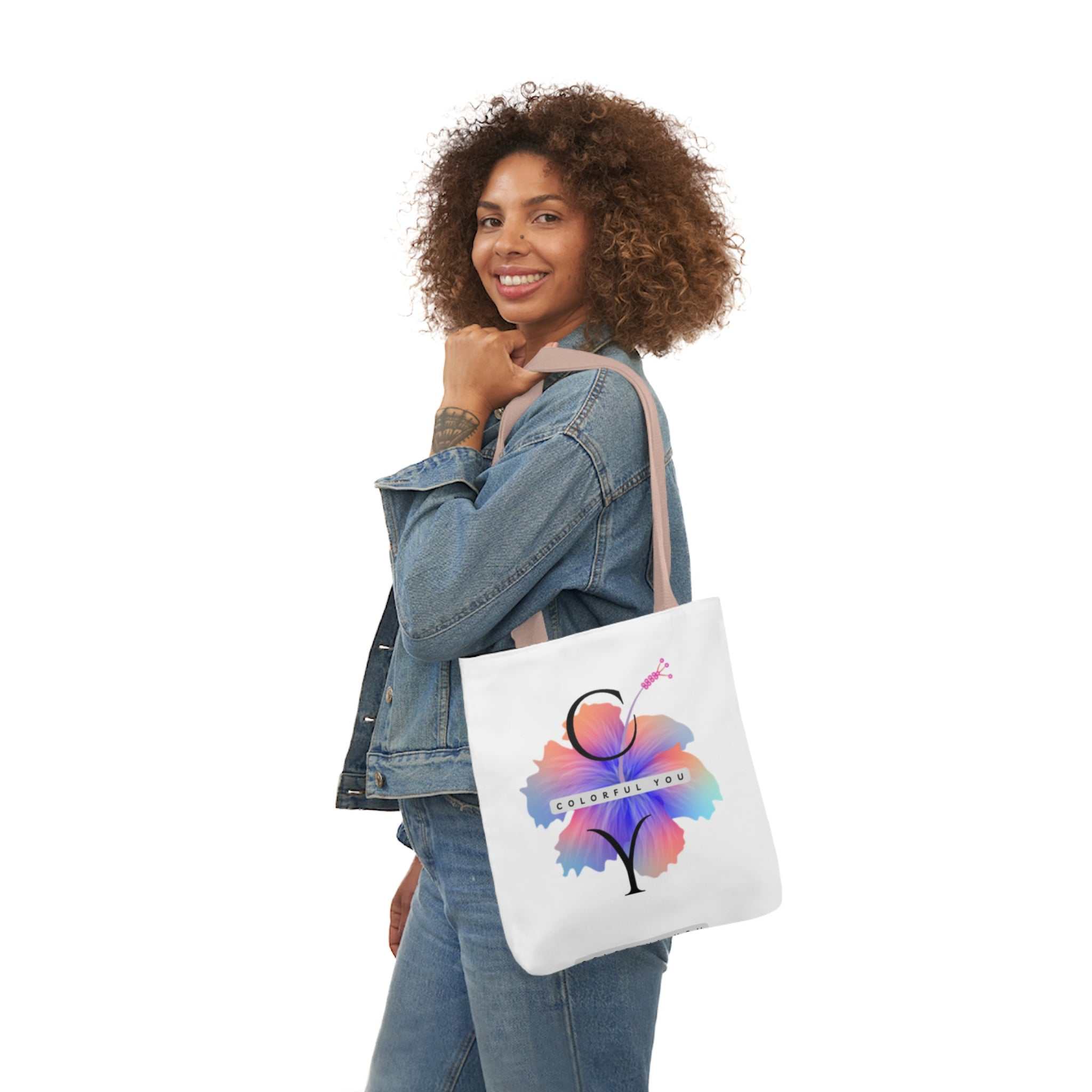 Canvas Tote Bag, 5-Color Straps – Durable, Stylish & Spacious Design."