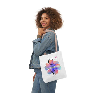 Canvas Tote Bag, 5-Color Straps – Durable, Stylish & Spacious Design."