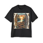 Stedii Baka Coastal Vibe Men's Oversized Tee, Beachwear, Summer Style, Graphic Tee, Casual Wear, Street Fashion, Artistic Apparel