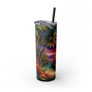 Skinny Tumbler with Straw, 20oz