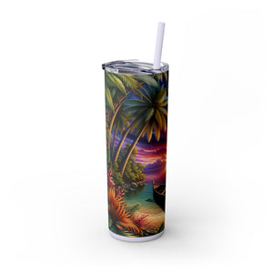 Skinny Tumbler with Straw, 20oz