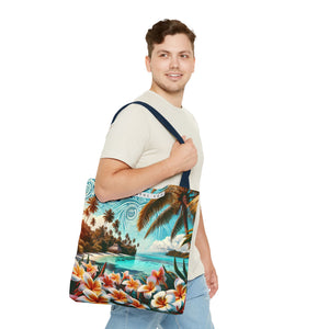 Tropical Paradise Tote Bag - Colorful You Floral Design