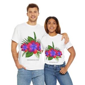 Unisex Heavy Cotton Hibiscus Tee – Classic Fit, Soft & Durable Fabric.