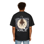 Kale Graphic Tee for Eco-Friendly Living - Mens Oversized Heavy Premium