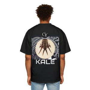 Kale Graphic Tee for Eco-Friendly Living - Mens Oversized Heavy Premium