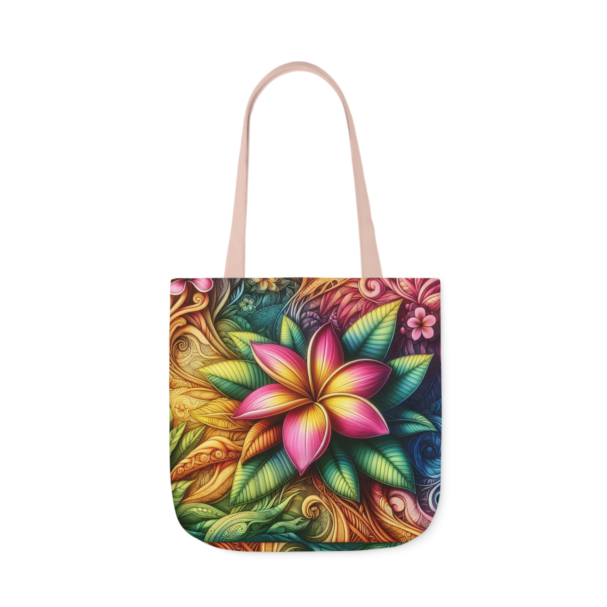 Canvas Tote Bag, 5-Color Straps