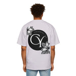 Tropical Love Oversized Premium Heavy Cotton Tee, Relaxed Fit T-Shirt, Gift for Him, Summer Style, Casual Wear, Unique Art Design