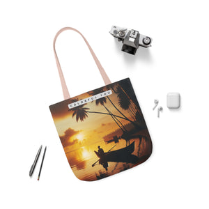 Canvas Tote Bag, 5-Color Straps
