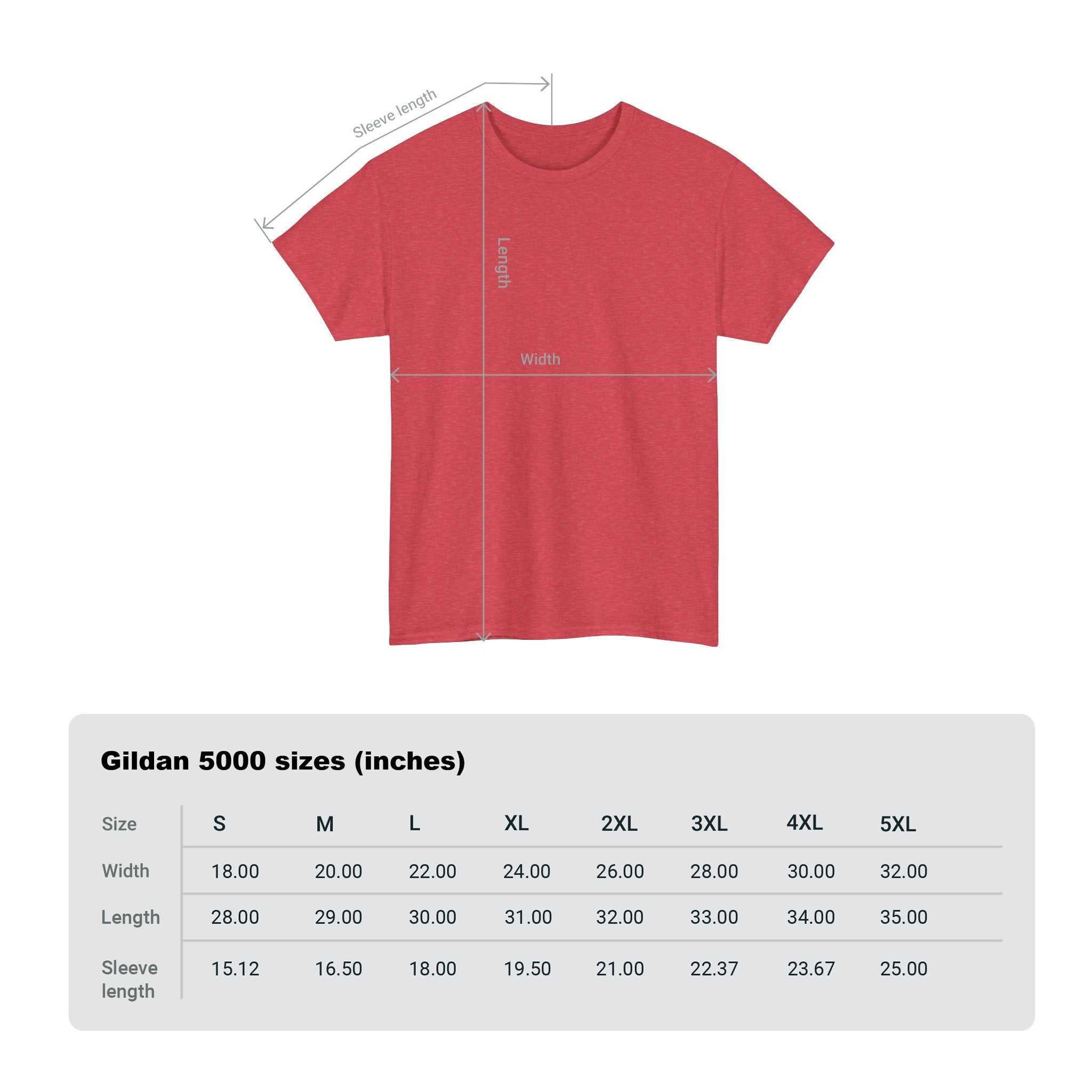Unisex Heavy Cotton Hibiscus Tee – Classic Fit, Soft & Durable Fabric.