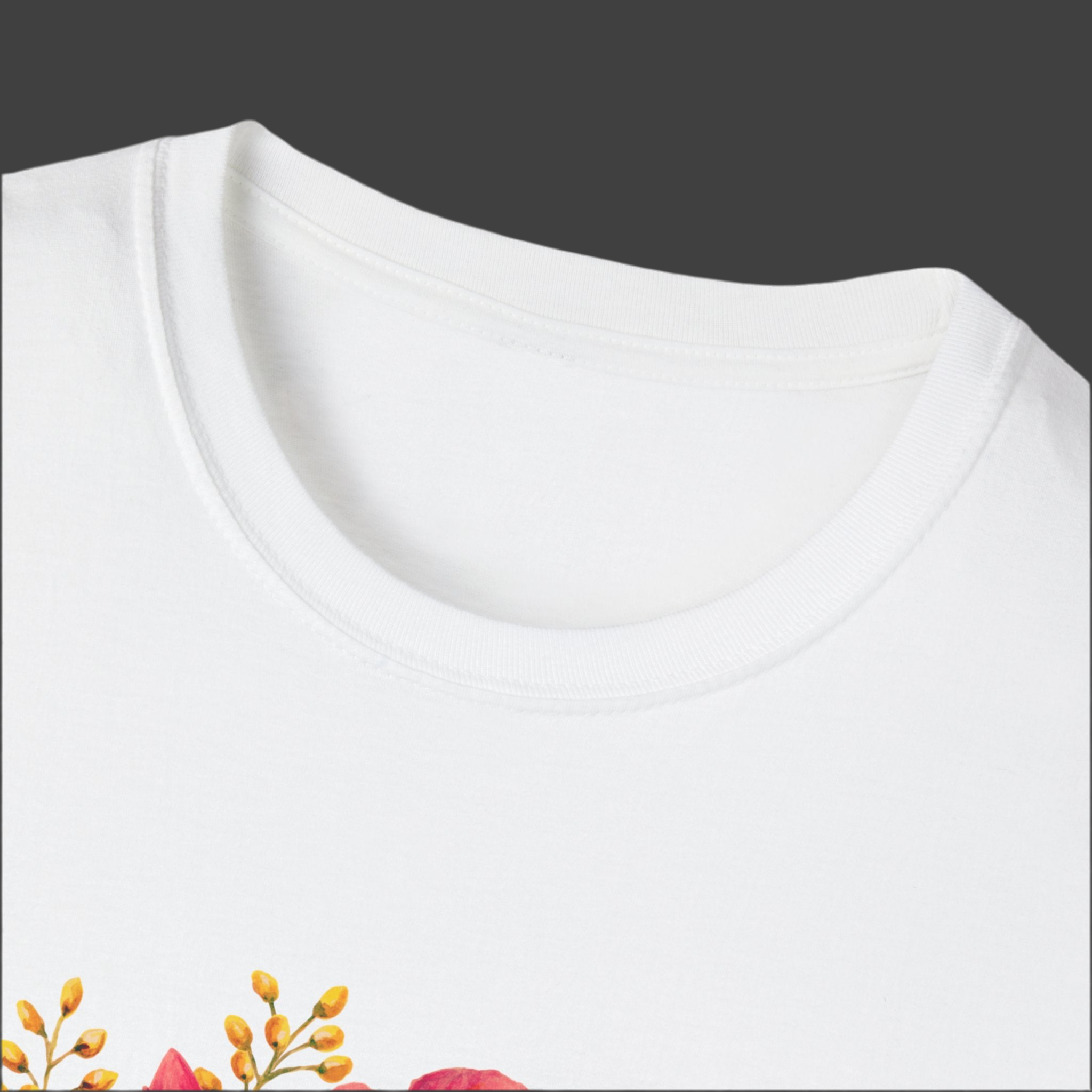 Unisex Softstyle Hibiscus T-Shirt