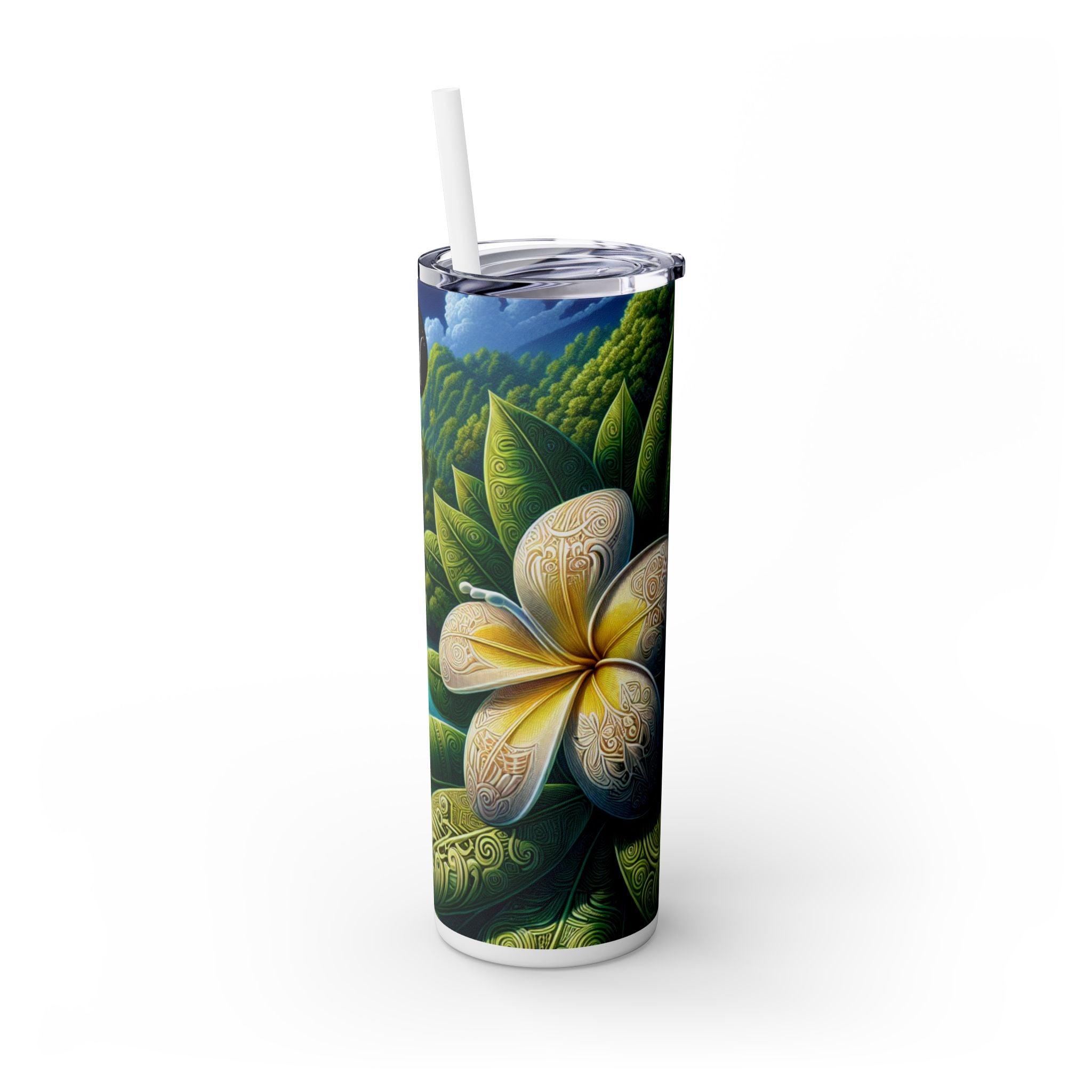Skinny Tumbler with Straw, 20oz