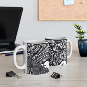 Colorful You Tropical Mug - 11oz Coffee Cup with Elegant Design