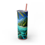 Skinny Tumbler with Straw, 20oz