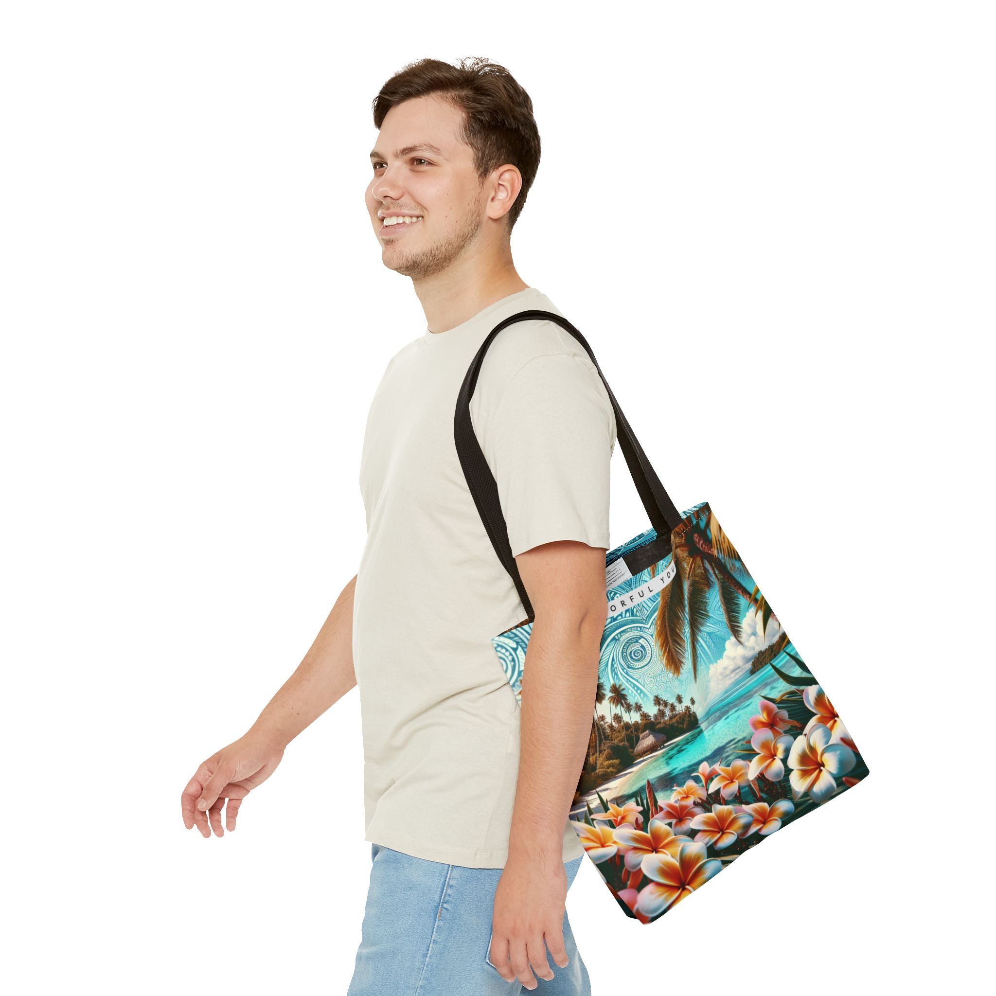 Tropical Paradise Tote Bag - Colorful You Floral Design