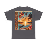 Tropical Vibes Tee, Relaxed Summer Shirt, Beach Wear, Unisex Cotton Tee, Nature Lover Gift, Vacation Outfit