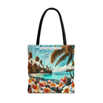 Tropical Paradise Tote Bag - Colorful You Floral Design