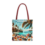 Tropical Paradise Tote Bag - Colorful You Floral Design