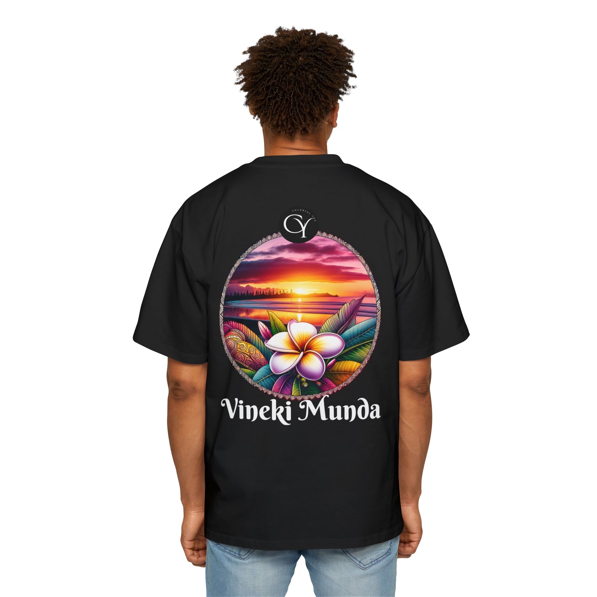 Vineki Munda Tee - Heavy Oversized Shirt with Vibrant Artwork