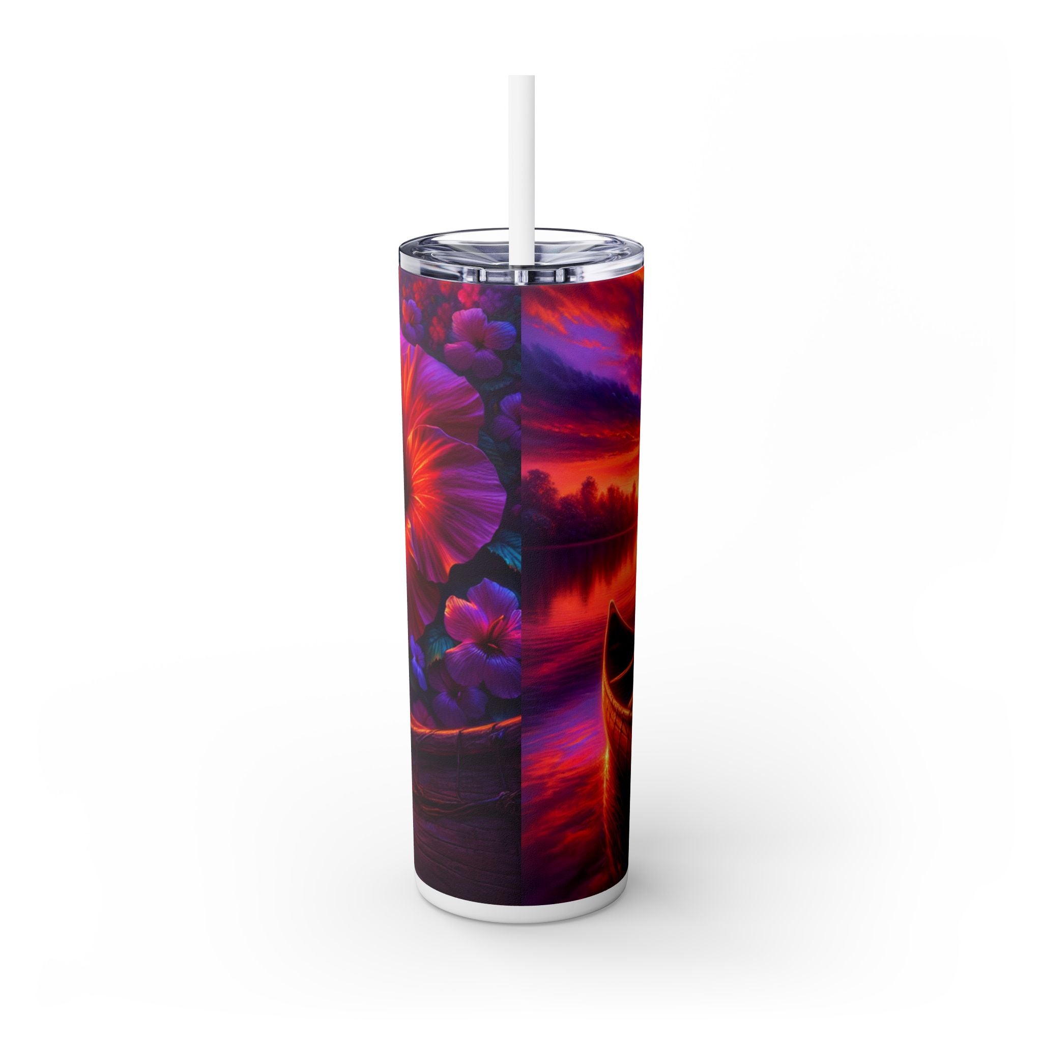 Skinny Tumbler with Straw, 20oz