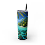 Skinny Tumbler with Straw, 20oz