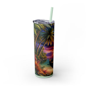Skinny Tumbler with Straw, 20oz