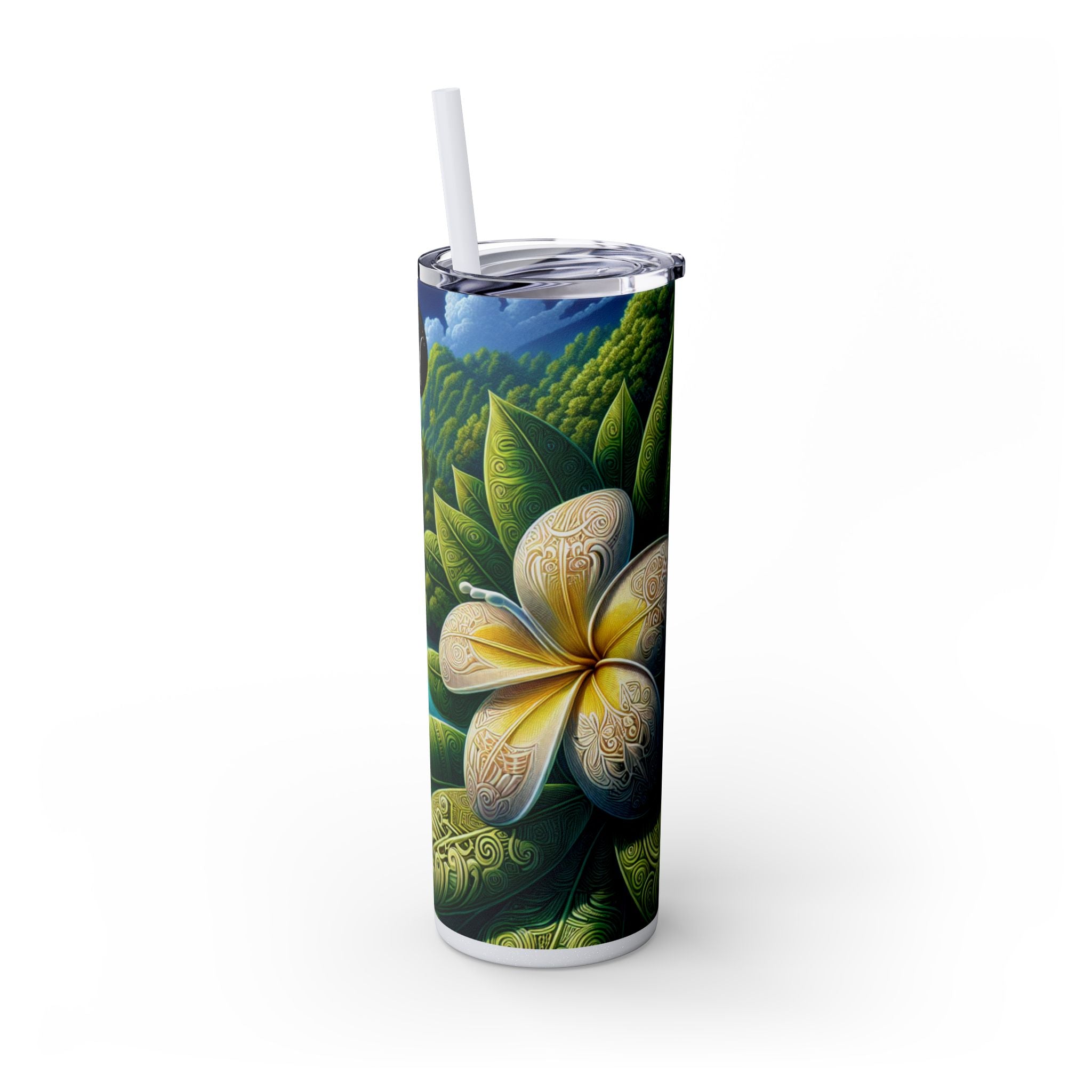 Skinny Tumbler with Straw, 20oz