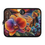 Vibrant Floral Laptop Sleeve - Ethnic Artwork Design