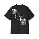Tropical Love Oversized Premium Heavy Cotton Tee, Relaxed Fit T-Shirt, Gift for Him, Summer Style, Casual Wear, Unique Art Design