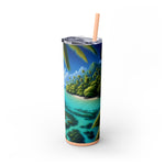 Skinny Tumbler with Straw, 20oz
