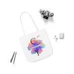 Canvas Tote Bag, 5-Color Straps – Durable, Stylish & Spacious Design."