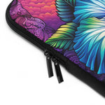 Laptop Sleeve Tropical Blue Hibiscus Sunset