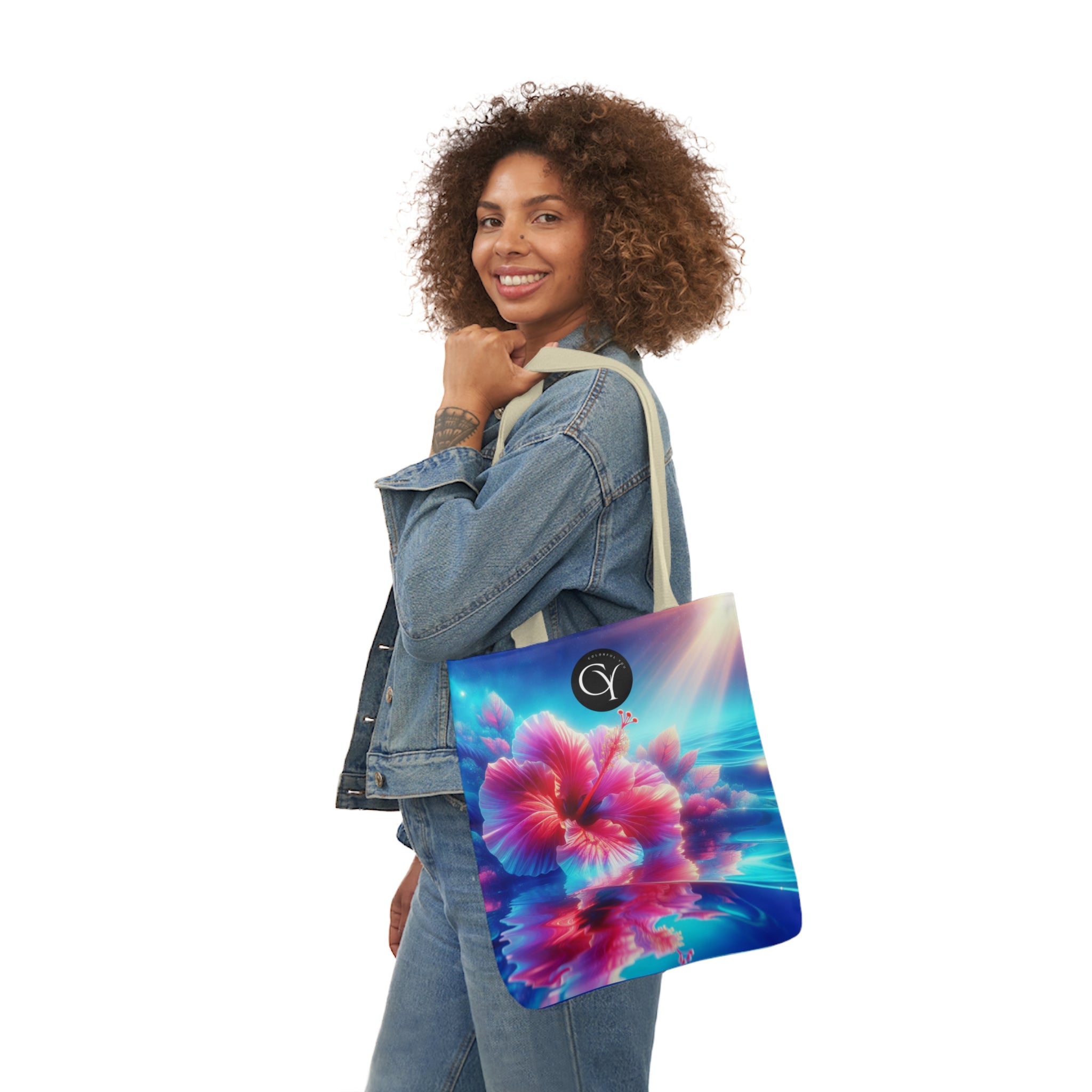 Canvas Tote Bag, 5-Color Straps