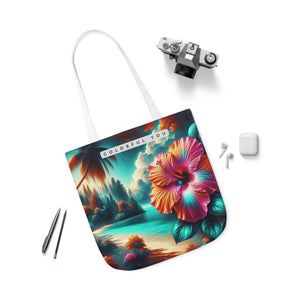 Canvas Tote Bag, 5-Color Straps