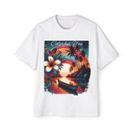 Colorful You Tropical Designer Oversized Tee | Casual Beach Shirt, Summer Vibes Gift, Vacation Wear, Graphic Tee, Relaxed Fit