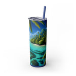Skinny Tumbler with Straw, 20oz