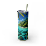 Skinny Tumbler with Straw, 20oz
