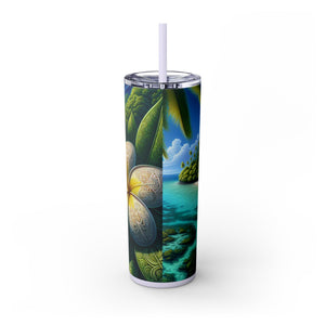 Skinny Tumbler with Straw, 20oz
