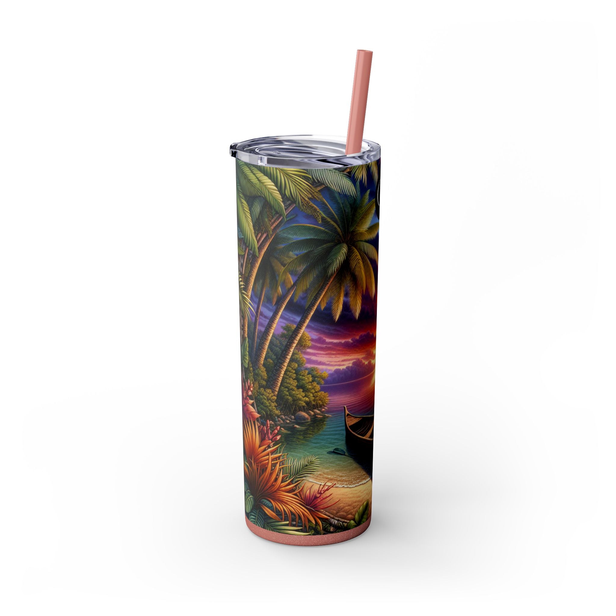 Skinny Tumbler with Straw, 20oz