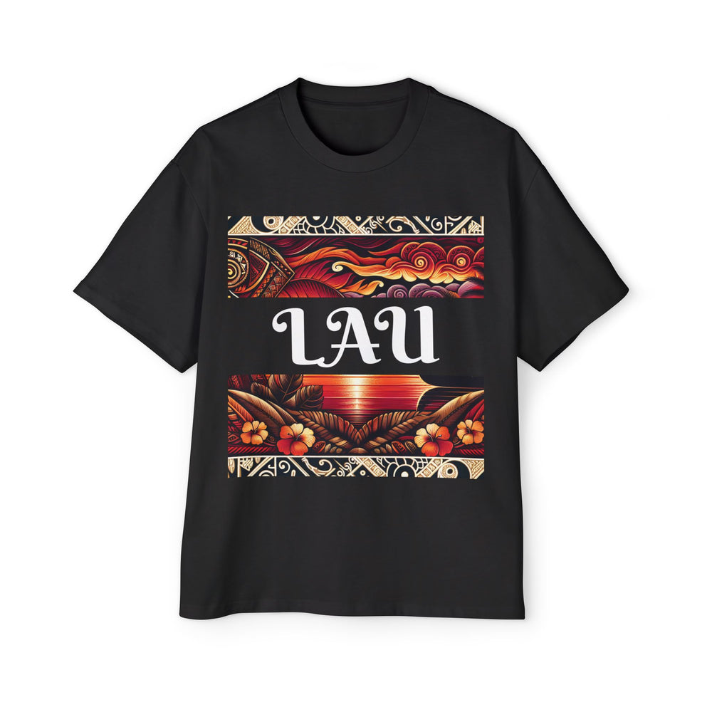 Lau Represent Sunset Heavy Oversized Tee - Perfect for Beach Lovers