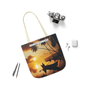Canvas Tote Bag, 5-Color Straps