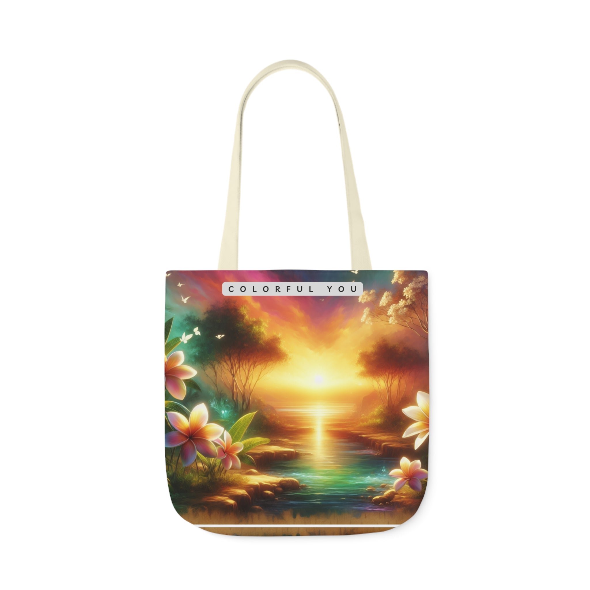 Canvas Tote Bag, 5-Color Straps