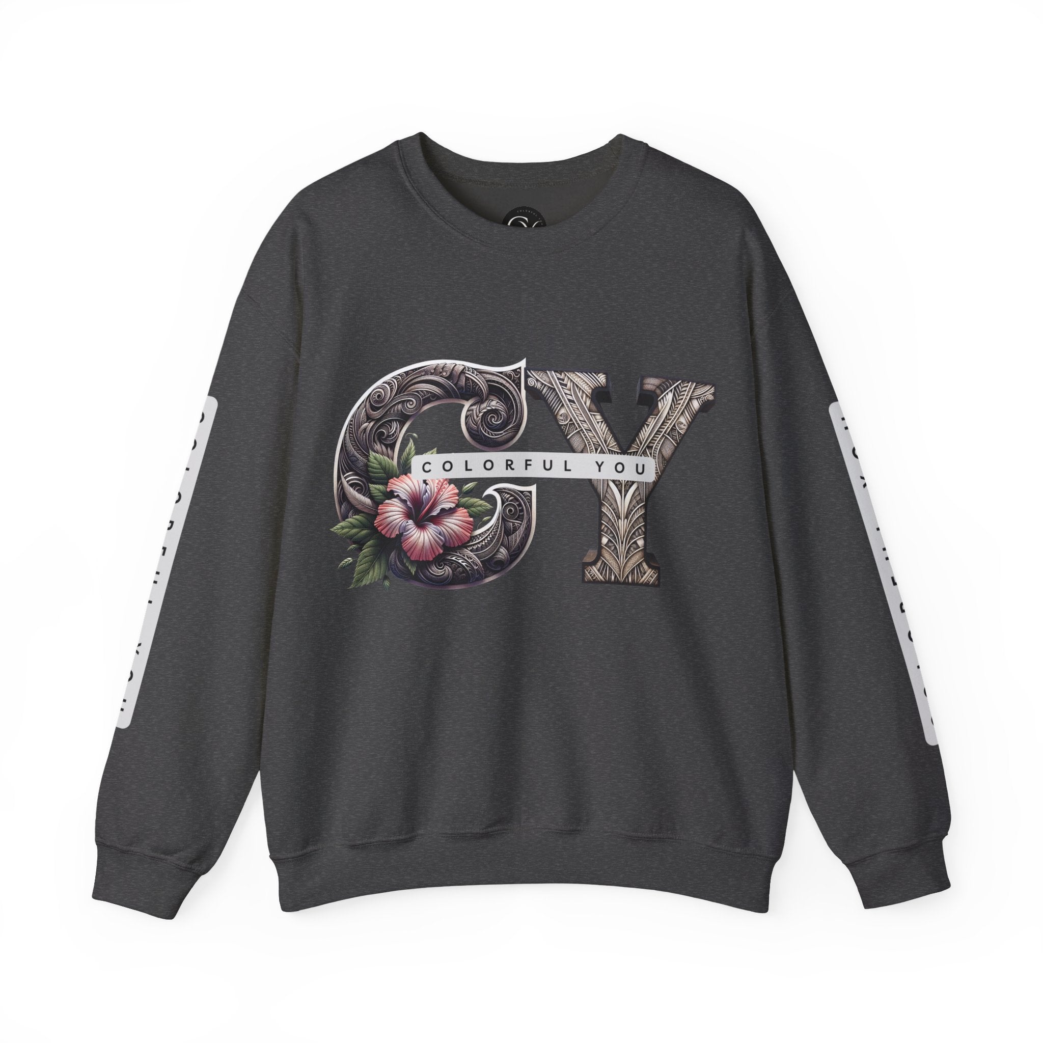 Colorful You Floral Crewneck Sweatshirt - Unisex Heavy Blend