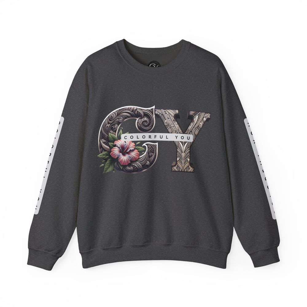 Colorful You Floral Crewneck Sweatshirt - Unisex Heavy Blend
