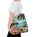Tropical Paradise Tote Bag - Colorful You Floral Design